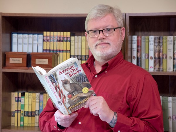 Dean James Dean James, author of the Cat in the Stacks mysteries, writing as Miranda James