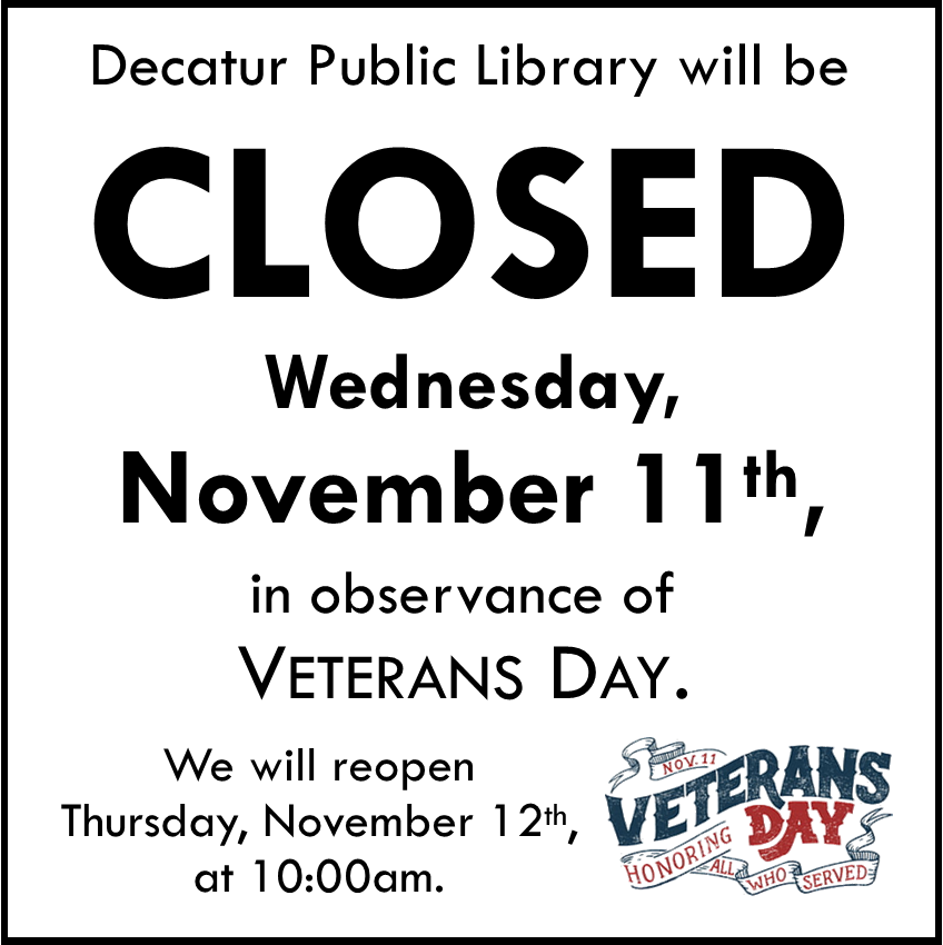 CLOSED Veterans Day 2026 corrected